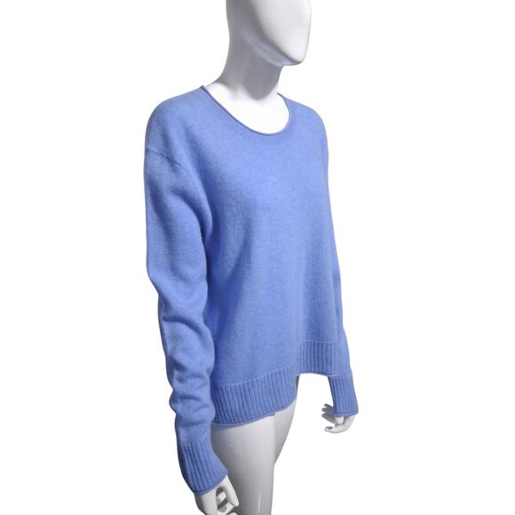 Rachel Zoe Womens Large 100% 2-Ply Cashmere Crewneck Quiet Luxury Soft Sweater - Picture 2 of 10